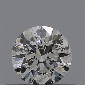 Picture of Natural Diamond 0.60 Carats, Round with Excellent Cut, K Color, VS1 Clarity and Certified by GIA