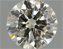 Natural Diamond 0.40 Carats, Round with Very Good Cut, K Color, SI2 Clarity and Certified by IGI