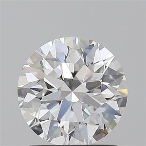 Picture of Natural Diamond 1.40 Carats, Round with Excellent Cut, D Color, IF Clarity and Certified by IGI