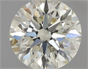 Natural Diamond 0.40 Carats, Round with Very Good Cut, K Color, VVS1 Clarity and Certified by IGI