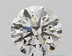 Picture of Natural Diamond 0.40 Carats, Round with Excellent Cut, I Color, VS2 Clarity and Certified by GIA