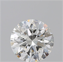 Natural Diamond 2.71 Carats, Round with Excellent Cut, G Color, IF Clarity and Certified by GIA