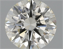 Natural Diamond 0.40 Carats, Round with Excellent Cut, J Color, SI1 Clarity and Certified by GIA