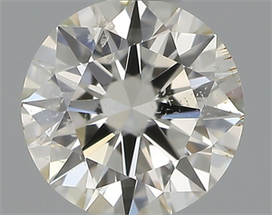 Picture of Natural Diamond 0.40 Carats, Round with Excellent Cut, J Color, SI1 Clarity and Certified by GIA