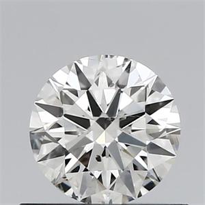 Picture of Natural Diamond 0.55 Carats, Round with Excellent Cut, H Color, SI1 Clarity and Certified by IGI