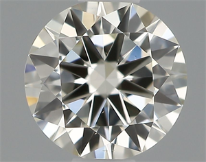 Picture of Natural Diamond 0.40 Carats, Round with Excellent Cut, J Color, VS2 Clarity and Certified by IGI