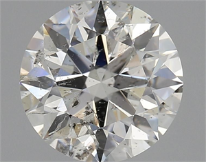 Picture of Natural Diamond 2.01 Carats, Round with Excellent Cut, H Color, I1 Clarity and Certified by GIA