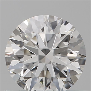 Picture of Natural Diamond 0.40 Carats, Round with Excellent Cut, F Color, VVS2 Clarity and Certified by GIA