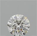 Natural Diamond 0.40 Carats, Round with Excellent Cut, H Color, VS1 Clarity and Certified by GIA