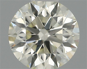 Picture of Natural Diamond 0.42 Carats, Round with Excellent Cut, J Color, SI1 Clarity and Certified by IGI