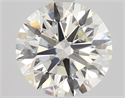 Natural Diamond 2.71 Carats, Round with Excellent Cut, K Color, VS2 Clarity and Certified by GIA