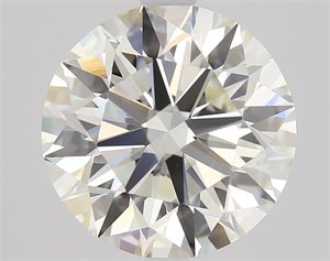 Picture of Natural Diamond 2.71 Carats, Round with Excellent Cut, K Color, VS2 Clarity and Certified by GIA