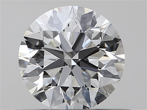 Picture of Natural Diamond 0.40 Carats, Round with Excellent Cut, I Color, VVS1 Clarity and Certified by GIA