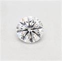 Natural Diamond 3.35 Carats, Round with Excellent Cut, I Color, SI1 Clarity and Certified by GIA