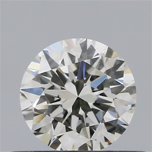 Picture of Natural Diamond 0.40 Carats, Round with Excellent Cut, J Color, VVS2 Clarity and Certified by GIA