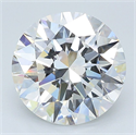 Natural Diamond 4.06 Carats, Round with Excellent Cut, F Color, VS1 Clarity and Certified by GIA