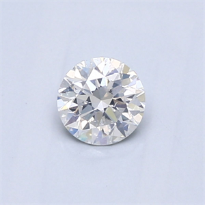 Picture of Natural Diamond 0.40 Carats, Round with Very Good Cut, F Color, I1 Clarity and Certified by GIA