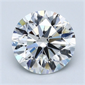 Natural Diamond 2.01 Carats, Round with Excellent Cut, G Color, VS1 Clarity and Certified by GIA