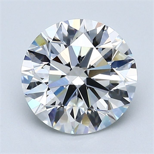 Picture of Natural Diamond 2.01 Carats, Round with Excellent Cut, G Color, VS1 Clarity and Certified by GIA