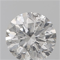 Natural Diamond 0.60 Carats, Round with Very Good Cut, F Color, I1 Clarity and Certified by IGI