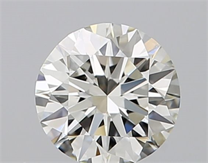 Picture of Natural Diamond 0.40 Carats, Round with Excellent Cut, I Color, VS2 Clarity and Certified by GIA