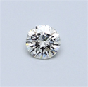 Natural Diamond 0.41 Carats, Round with Very Good Cut, H Color, VS2 Clarity and Certified by GIA