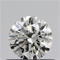 Natural Diamond 0.55 Carats, Round with Excellent Cut, K Color, VS2 Clarity and Certified by GIA