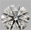 Natural Diamond 0.53 Carats, Round with Very Good Cut, J Color, SI2 Clarity and Certified by IGI