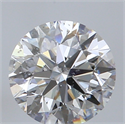 Natural Diamond 0.54 Carats, Round with Excellent Cut, G Color, SI2 Clarity and Certified by GIA