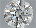 Natural Diamond 0.56 Carats, Round with Excellent Cut, J Color, SI1 Clarity and Certified by GIA