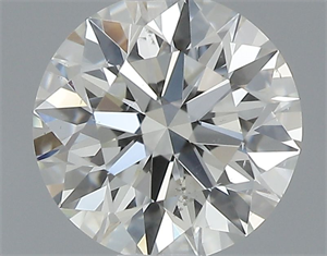 Picture of Natural Diamond 0.56 Carats, Round with Excellent Cut, J Color, SI1 Clarity and Certified by GIA