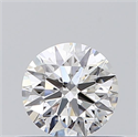 Natural Diamond 0.42 Carats, Round with Excellent Cut, E Color, SI1 Clarity and Certified by GIA