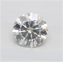 Natural Diamond 0.58 Carats, Round with Excellent Cut, J Color, SI2 Clarity and Certified by IGI