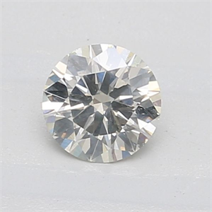 Picture of Natural Diamond 0.58 Carats, Round with Excellent Cut, J Color, SI2 Clarity and Certified by IGI