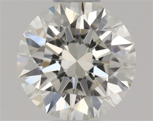 Picture of Natural Diamond 0.40 Carats, Round with Excellent Cut, J Color, VVS2 Clarity and Certified by GIA