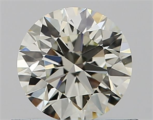 Picture of Natural Diamond 0.53 Carats, Round with Excellent Cut, I Color, VVS1 Clarity and Certified by IGI