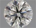 Natural Diamond 0.50 Carats, Round with Very Good Cut, K Color, VS2 Clarity and Certified by GIA