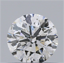 Natural Diamond 0.51 Carats, Round with Excellent Cut, E Color, SI2 Clarity and Certified by IGI