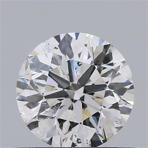 Picture of Natural Diamond 0.51 Carats, Round with Excellent Cut, E Color, SI2 Clarity and Certified by IGI