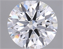 Natural Diamond 0.41 Carats, Round with Excellent Cut, F Color, SI1 Clarity and Certified by GIA