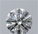 Natural Diamond 0.41 Carats, Round with Excellent Cut, J Color, SI1 Clarity and Certified by GIA