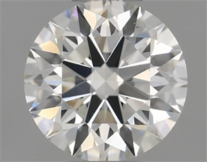 Picture of Natural Diamond 0.41 Carats, Round with Excellent Cut, H Color, VS1 Clarity and Certified by IGI