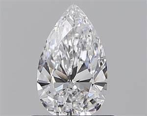 Picture of Natural Diamond 0.70 Carats, Pear with  Cut, D Color, SI1 Clarity and Certified by GIA