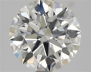 Picture of Natural Diamond 2.01 Carats, Round with Excellent Cut, I Color, SI1 Clarity and Certified by GIA