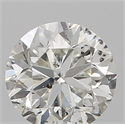 Natural Diamond 0.41 Carats, Round with Good Cut, G Color, SI2 Clarity and Certified by IGI