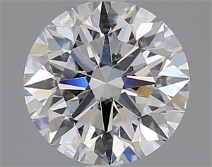 Picture of Natural Diamond 2.02 Carats, Round with Excellent Cut, E Color, SI2 Clarity and Certified by GIA