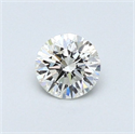 Natural Diamond 0.41 Carats, Round with Very Good Cut, I Color, VS2 Clarity and Certified by GIA