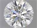 Natural Diamond 0.46 Carats, Round with Excellent Cut, H Color, VVS1 Clarity and Certified by IGI