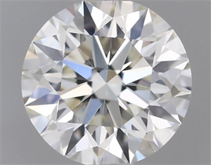 Picture of Natural Diamond 0.46 Carats, Round with Excellent Cut, H Color, VVS1 Clarity and Certified by IGI