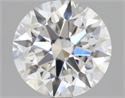 Natural Diamond 2.20 Carats, Round with Excellent Cut, F Color, SI1 Clarity and Certified by GIA